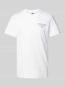 Tommy Jeans Heren Essential Grafisch T-Shirt White Heren