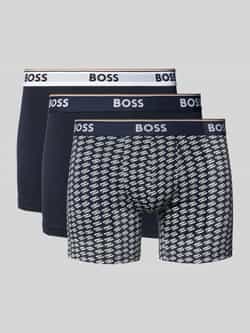 Boss Boxershort met elastische band met label in een set van 3 stuks van