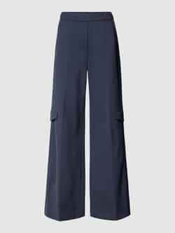 LUISA CERANO Stoffen broek van viscosemix met elastische band