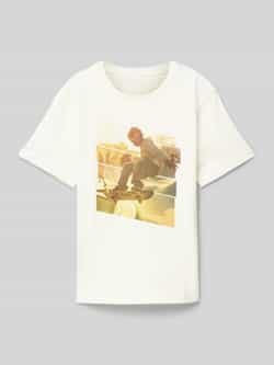 Tom Tailor Regular fit T-shirt met motiefprint