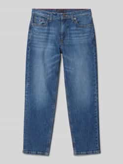 Tommy Hilfiger Teens Relaxed fit jeans met labelstitching model 'SKATER'