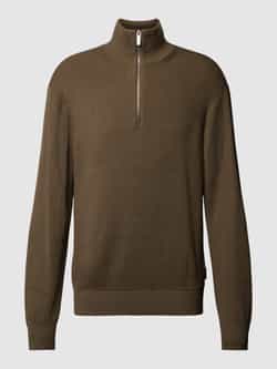 Armani Exchange Gebreide pullover met schipperskraag