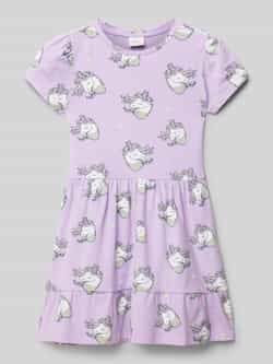 S.Oliver RED LABEL Junior Gedessineerde jurk met volantdetails