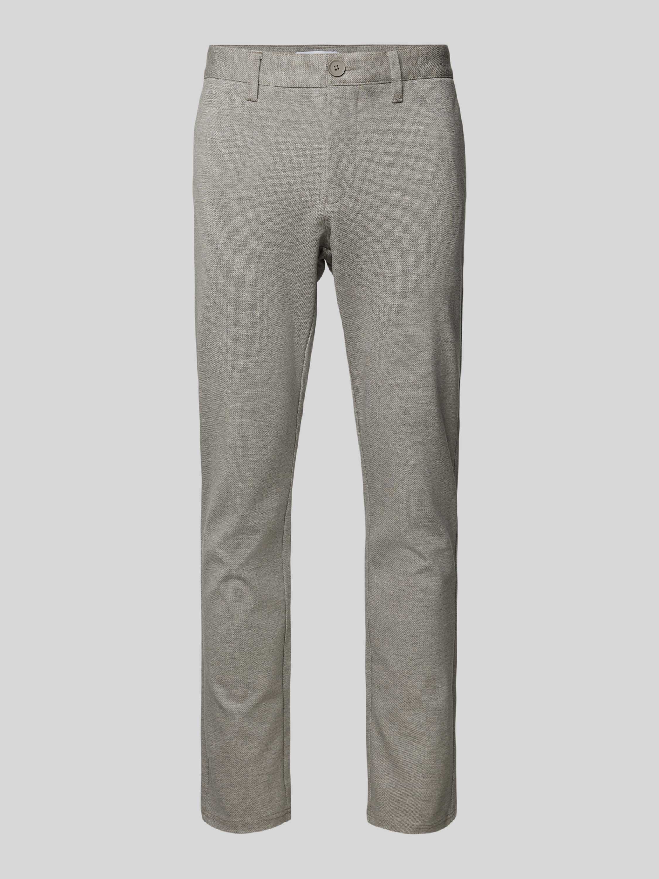 Only & Sons Tapered fit broek met knoop- en ritssluiting model 'MARK'