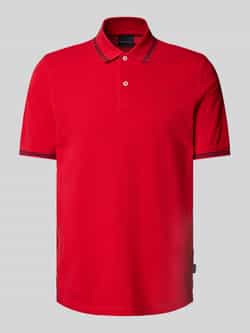 Bugatti Regular fit poloshirt met labeldetail