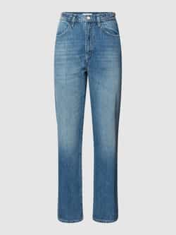 Rich & Royal Straight fit high waist jeans van katoen