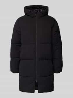 jack & jones Regular fit gewatteerde lange jas met capuchon model 'Jorvester'