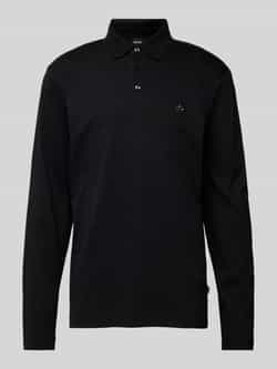 Boss Regular fit poloshirt met labelbadge model 'Paley'