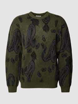 Carhartt Work In Progress Gebreide pullover met all-over motief model 'MEDFORD'