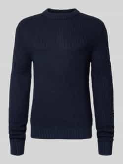 Jack & jones Gebreide pullover met ribboorden model 'LINK'