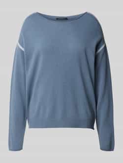 LUISA CERANO Gebreide pullover van een mix van wol en kasjmier met ronde hals