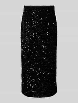 Pieces Nauwsluitende midirok met pailletten model 'KAM'