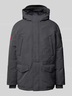 Napapijri Functioneel jack met labelpatch model 'CORNIER'