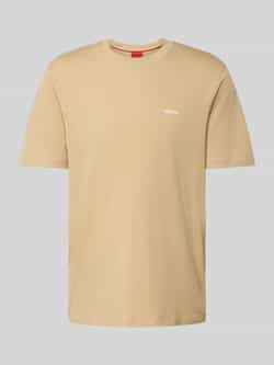HUGO T-shirt met labelprint model 'Dero'
