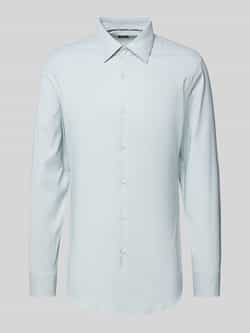 Boss Slim fit zakelijk overhemd met kentkraag model 'Hank'