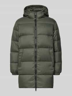 Tommy Jeans Regular fit lange donsjas met logostitching