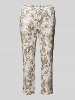 TONI Slim fit stoffen broek in verkorte pasvorm model 'SUE'