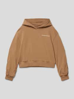 S.Oliver hoodie camel Sweater Bruin Effen 176 | Sweater van