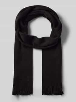 JOOP! Collection Wollen sjaal met labelstitching model 'Rouven'