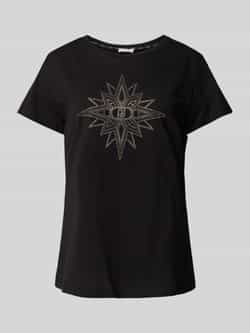LIU JO SPORT T-shirt met strass-steentjes