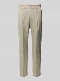 Drykorn Stoffen broek met bandplooien model 'CHASY'