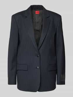 Hugo Boss Damesblazer met zakken en knoopsluiting Black Dames