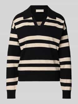 FREE QUENT Gebreide pullover met platte kraag model 'FLOW'
