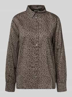 Marc O'Polo Relaxed fit blouse met lange mouwen van puur katoen