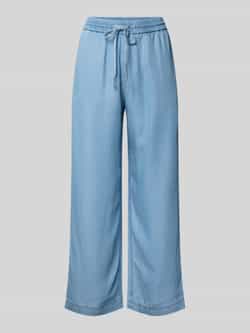 Marc O'Polo Ruime broek in lichtgewicht lyocell in een denimlook