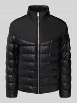 Boss Regular fit gewatteerd jack van lamsleer model 'MERSINO 1'