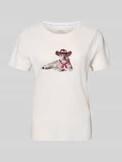 Marc Cain T-shirt met motief en ronde hals