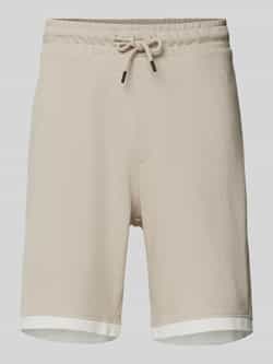 Only & Sons Straight leg korte broek met structuurmotief model 'MABON LIFE'