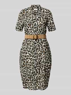 ROBE LÉGÈRE Knielange jurk met tailleriem