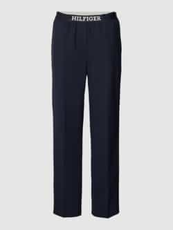 Tommy Hilfiger Stoffen broek met elastische band met label