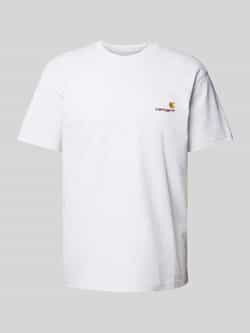 Carhartt Work In Progress T-shirt met labelstitching model 'American'