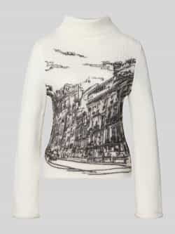 Marc Cain Gebreide pullover met opstaande kraag