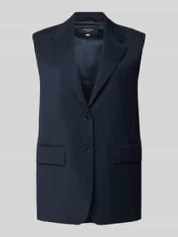 Weekend Max Mara Linnen gilet met reverskraag model 'DONNA'