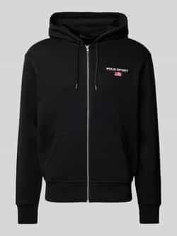 Polo Sport Sweatjack met labelstitching
