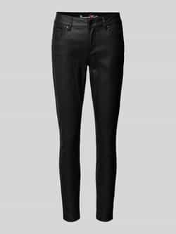 Buena Vista Skinny fit broek in leerlook model 'Italy'