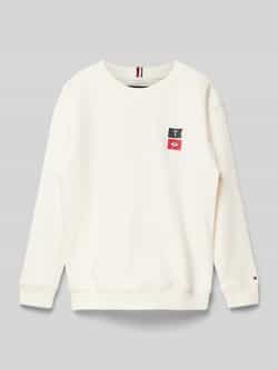 TOMMY HILFIGER Jongens Truien & Vesten Flags Embroidered Sweatshirt Wit