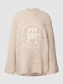 Tommy Hilfiger Oversized gebreide pullover met logostitching model