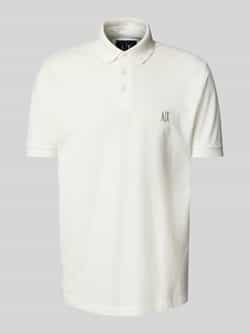 Armani Exchange Polo shirt met korte mouwen White Heren