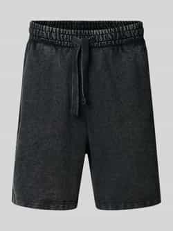 Hugo Blue Korte broek met elastische band model 'Nebusho'