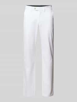 Christian Berg Men Regular fit stoffen broek met achterzakken