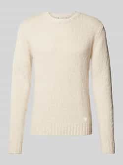 Guess Gebreide pullover met labelpatch model 'DEVEN'