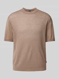 Boss Orange Oversized T-shirt van linnenmix model 'Ajordino'