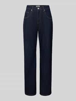 Review Relaxed fit jeans met steekzakken