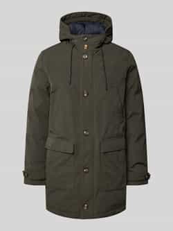 ECOALF Parka met capuchon en klepzakken model 'TASKA'