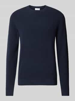 SELECTED HOMME Gebreide trui SLHROSS LS KNIT STRUCTURE CREW NECK NOOS