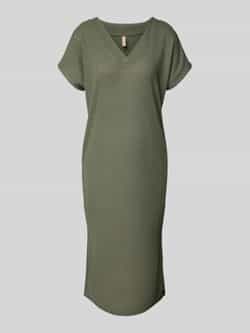 Soyaconcept Midi-jurk met V-hals model 'Delia'